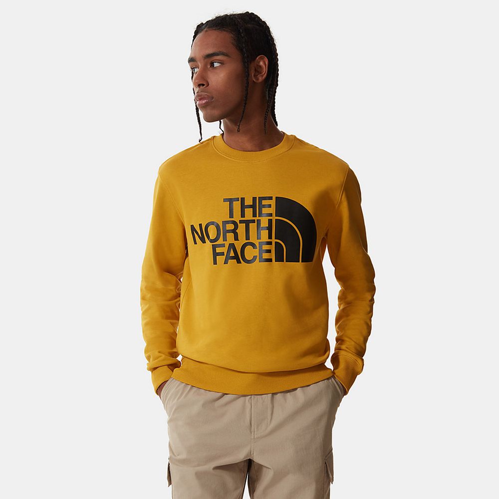 The North Face Sweater Mens Australia - The North Face Standard Yellow (LRX-754132)